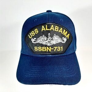 USS Alabama SSBN-731 Baseball Cap Hat Submarine Se